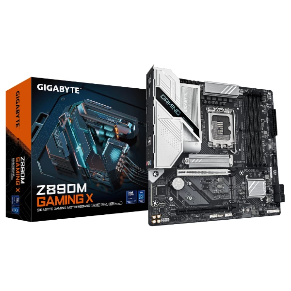 לוח לאינטל דור 15 Gigabyte Z890M GAMING X mATX 2.5GbE LGA1851 | PC SQUAD