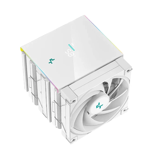 קירור למעבד Deep COOL AK620 DIGITAL 260W TDP 162mm RGB WHITE | PC SQUAD