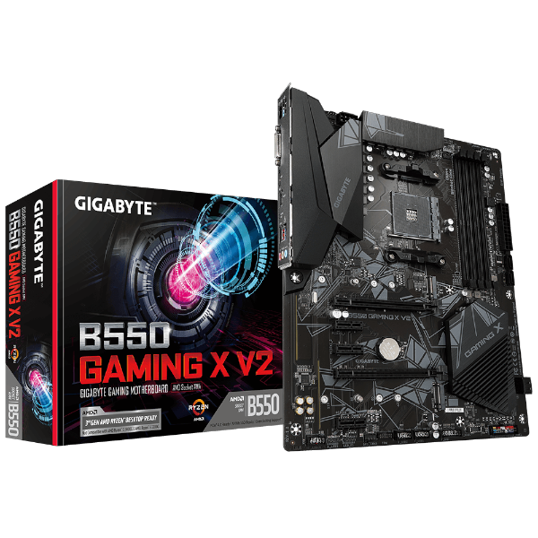 לוח אם Gigabyte B550 GAMING X V2 1.4 ATX DDR4 HDMI DVI AMD | PC SQUAD
