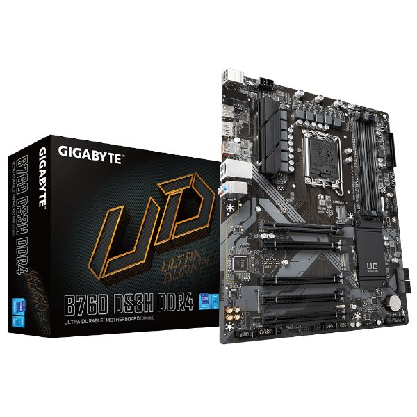לוח Gigabyte B760 DS3H DDR4 ATX PCIE 4.0 DP HDMI LGA1700 | PC SQUAD