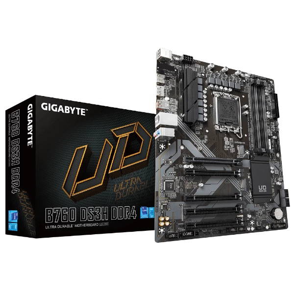 לוח Gigabyte B760 DS3H DDR4 ATX PCIE 4.0 DP HDMI LGA1700 | PC SQUAD