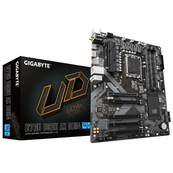לוח Gigabyte B760 DS3H AX DDR4 1.2 ATX WIFI6 LGA1700 | PC SQUAD