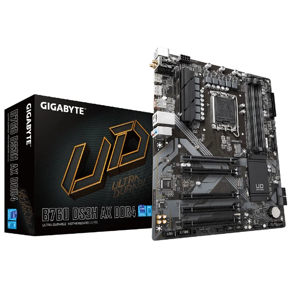 לוח Gigabyte B760 DS3H AX DDR4 1.2 ATX WIFI6 LGA1700 | PC SQUAD