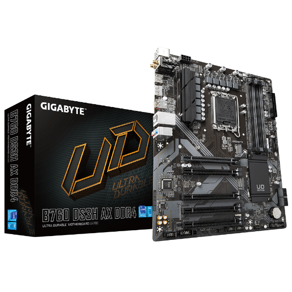 לוח Gigabyte B760 DS3H AX DDR4 1.2 ATX WIFI6 LGA1700 | PC SQUAD