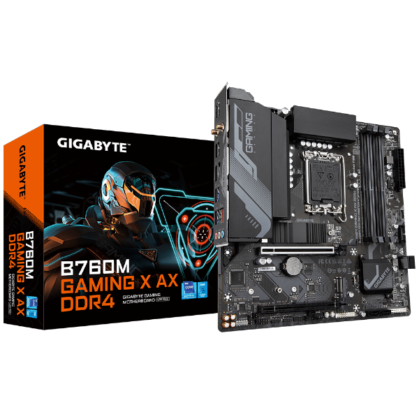 לוח Gigabyte B760M G X AX DDR4 1.1 ATX WIFI6E BT LGA1700 | PC SQUAD