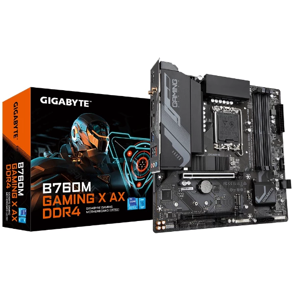 לוח Gigabyte B760M G X AX DDR4 1.1 ATX WIFI6E BT LGA1700 | PC SQUAD