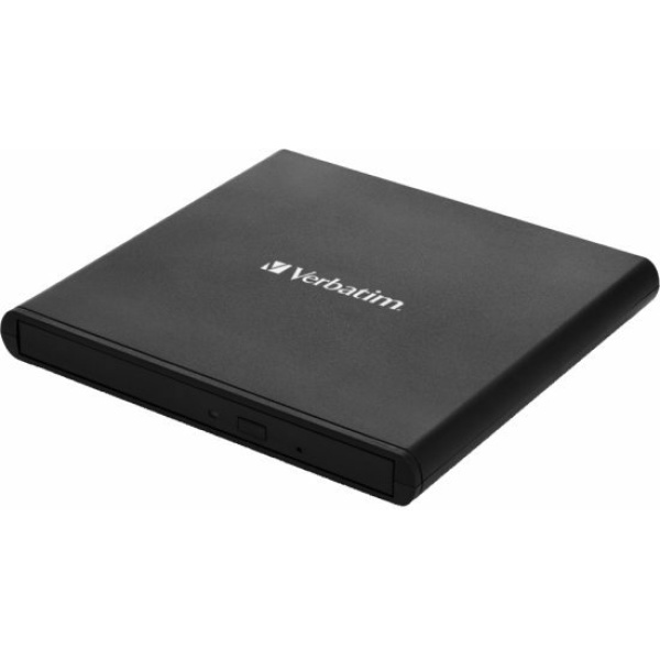 צורב DVD נייד חיצוני שחור Verbatim External Slimline | PC SQUAD