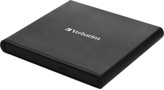 צורב DVD נייד חיצוני שחור Verbatim External Slimline | PC SQUAD