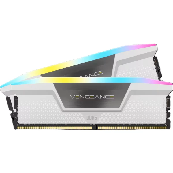 ז.לנייח Corsair Vengeance RGB DDR5 32GB 2X16 5200MHZ C40kit White | PC SQUAD