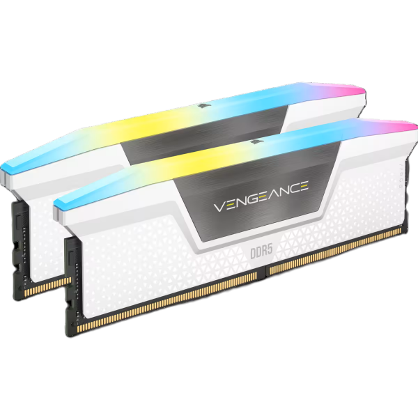 ז.לנייח Corsair Vengeance RGB DDR5 32GB 2X16 6000MHZ C36kit White | PC SQUAD