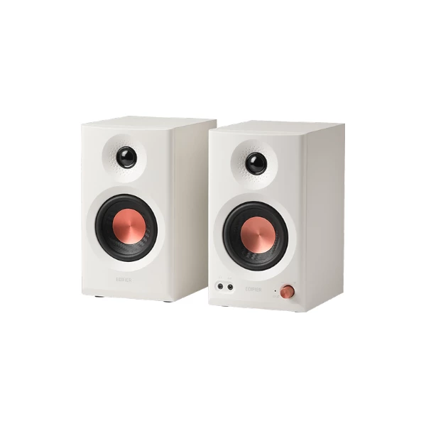 רמקולים Edifier MR3 White 2.0 Studio Speakers 36W RMS BT 5.4 | PC SQUAD