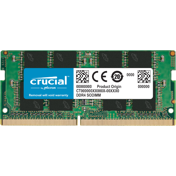 זכרון לנייד Crucial 32GB 3200Mhz DDR4 CL22 SODIM | PC SQUAD