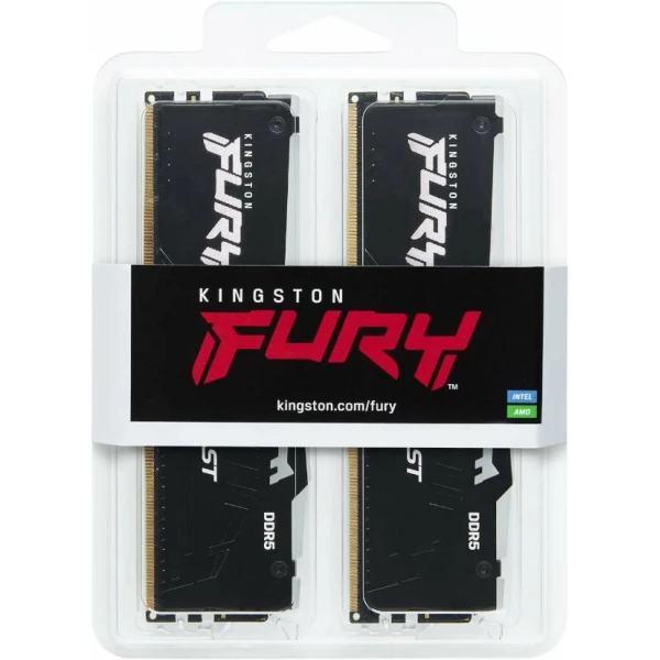 זכרון לנייח קיט Kingston Fury Beast 64GB 2X32 DDR5 5600MHZ C40 | PC SQUAD