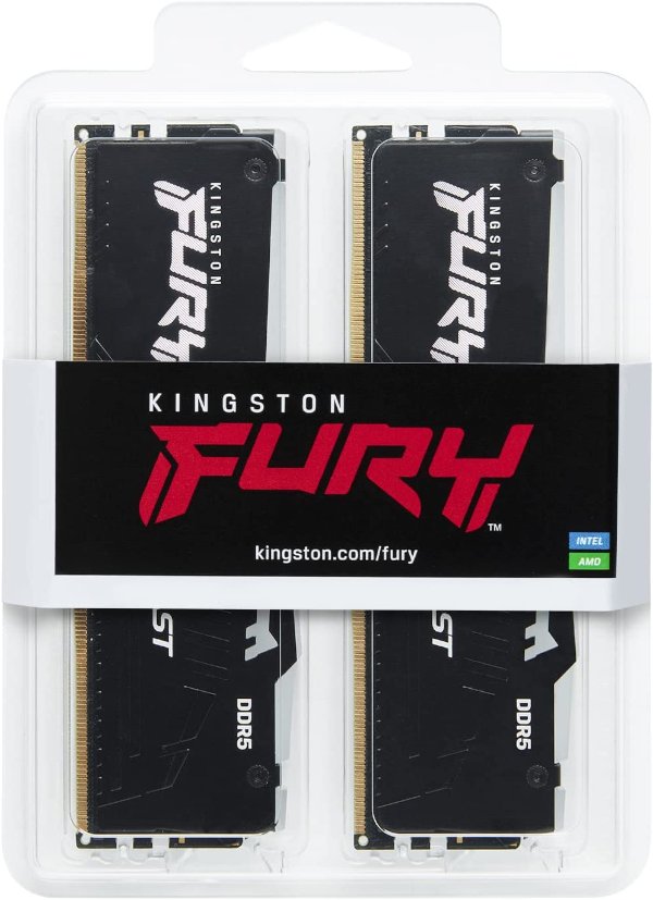 זכרון לנייח קיט Kingston Fury Beast 64GB 2X32 DDR5 5600MHZ C40 | PC SQUAD
