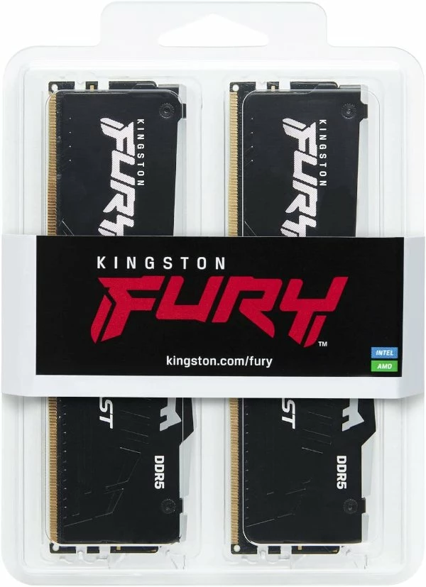 זכרון לנייח קיט Kingston Fury Beast 64GB 2X32 DDR5 5600MHZ C40 | PC SQUAD