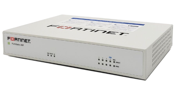נתב מאובטח Fortinet Fortigate 40F Router Firewall 1XWAN 4X RJ45 | PC SQUAD