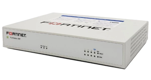 נתב מאובטח Fortinet Fortigate 40F Router Firewall 1XWAN 4X RJ45 | PC SQUAD