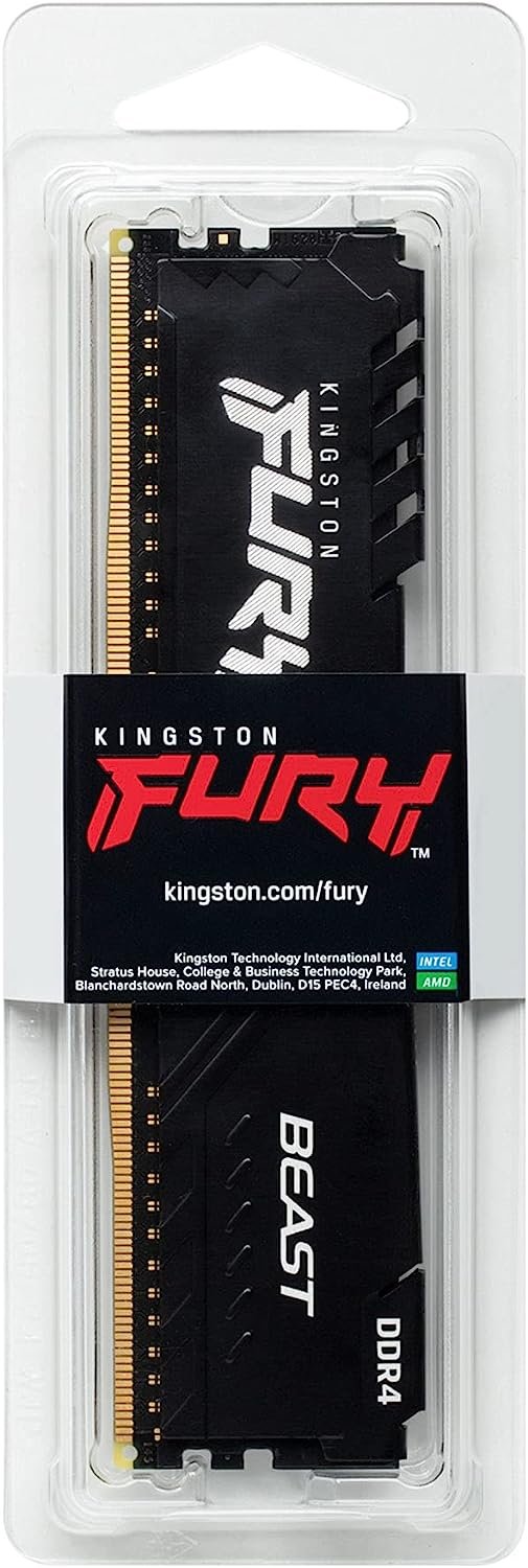 זכרון לנייח Kingston Fury Beast DDR4 16GB 3200Mhz C16 | PC SQUAD