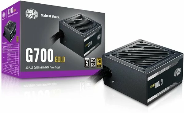 ספק כוח Cooler Master G700 GOLD 80 Plus GOLD 120MM Fan | PC SQUAD