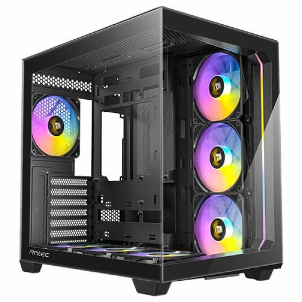 מארז שחור Antec C5 RGB Mid-Tower ATX 7x ARGB FANS Incl Type-C | PC SQUAD