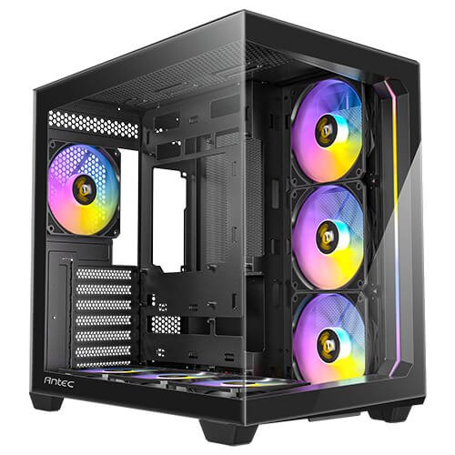 מארז שחור Antec C5 RGB Mid-Tower ATX 7x ARGB FANS Incl Type-C | PC SQUAD