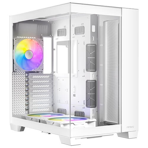 מארז לבן Antec C8 RGB E-ATX Mid-Tower 3X ARGB FANS Incl White | PC SQUAD