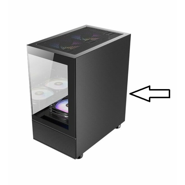 צד ימין למארז שחור ANTEC CX200M | PC SQUAD