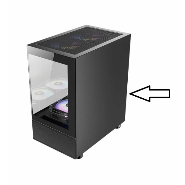 צד ימין למארז שחור ANTEC CX200M | PC SQUAD