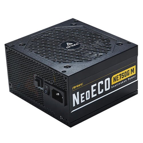 ספק כוח Antec NeoEco 750W Gold fully Modular120mm Silent Fan | PC SQUAD
