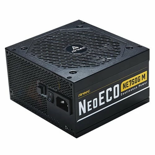 ספק כוח Antec NeoEco 750W Gold fully Modular120mm Silent Fan | PC SQUAD