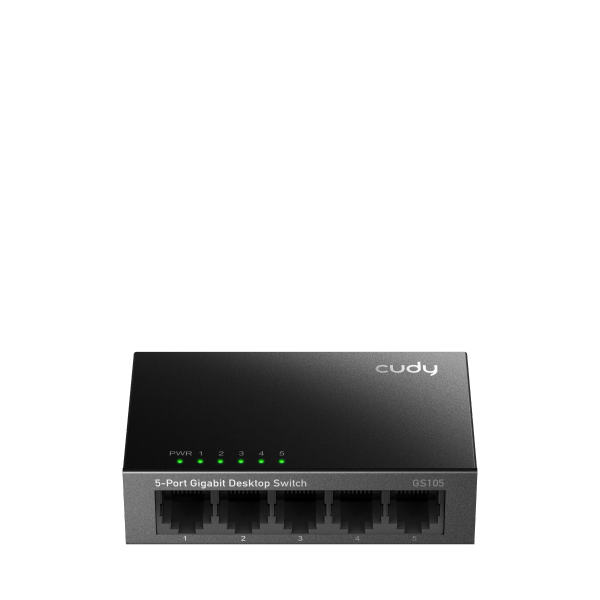 מתג לא מנוהל Switch Cudy GS105 5 port 1GB switch Steel Case | PC SQUAD