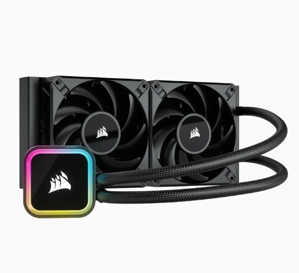 קירור נוזלי כפול Corsair ICUE H100i RGB ELITE AMD/INTEL | PC SQUAD
