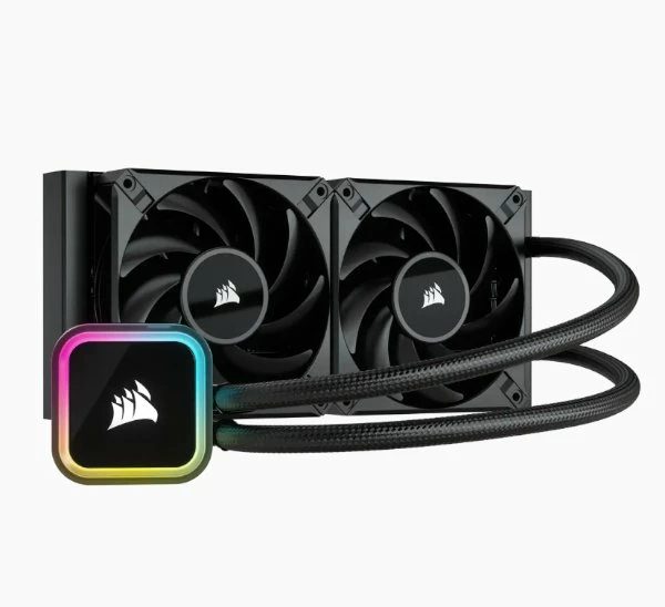 קירור נוזלי כפול Corsair ICUE H100i RGB ELITE AMD/INTEL | PC SQUAD