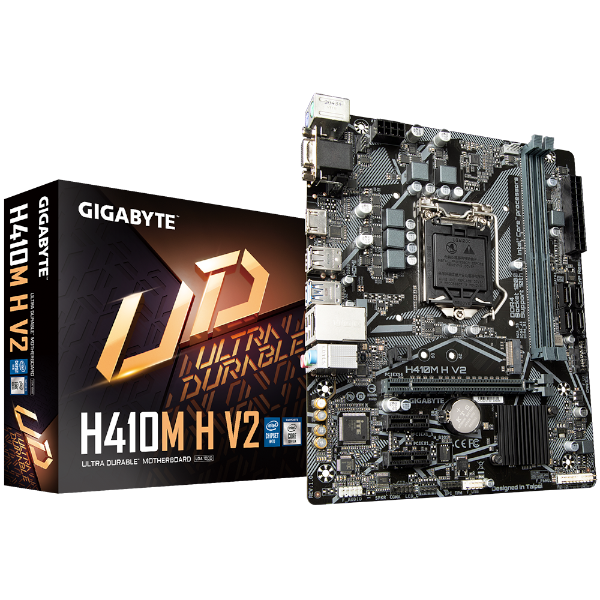 לוח אם אינטל דור 10 Gigabyte H410M H V2 1.7 Micro-ATX LGA1200 | PC SQUAD