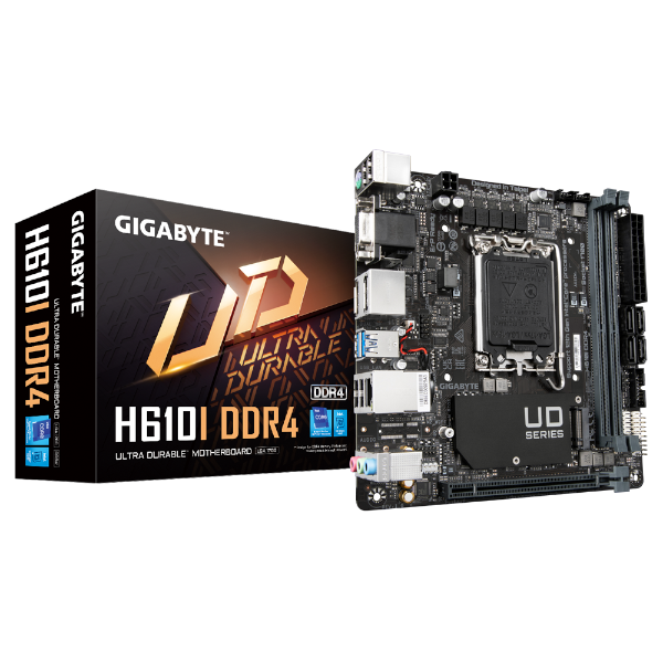 לוח אם Gigabyte H610i DDR4 Mini-ITX LGA1700 VGA HDMI 2XDP | PC SQUAD