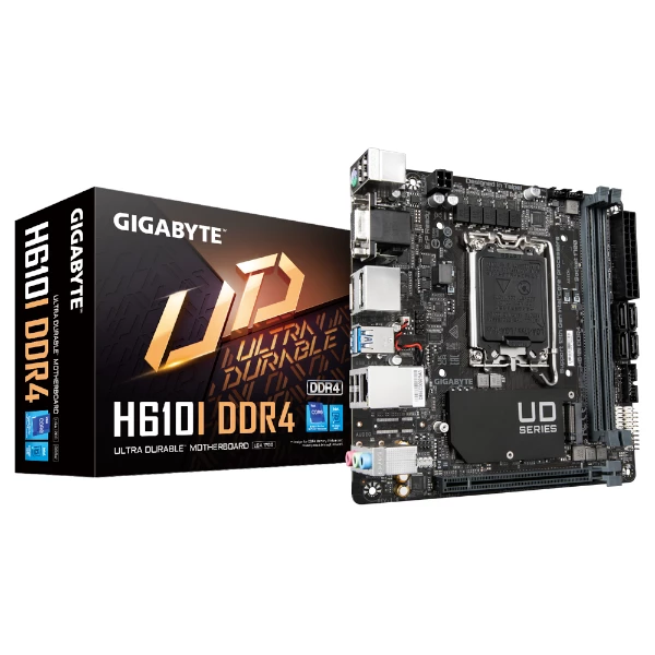 לוח אם Gigabyte H610i DDR4 Mini-ITX LGA1700 VGA HDMI 2XDP | PC SQUAD