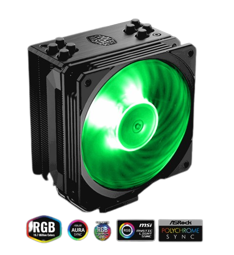 קירור אוויר למעבד Cooler Master HYPER RGB 212 Black Edition | PC SQUAD