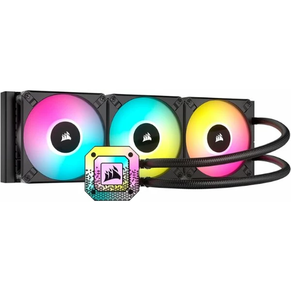 קרור שחור Corsair iCUE H150i Elite CAPELLIX XT 3XAF120 RGB Elite | PC SQUAD