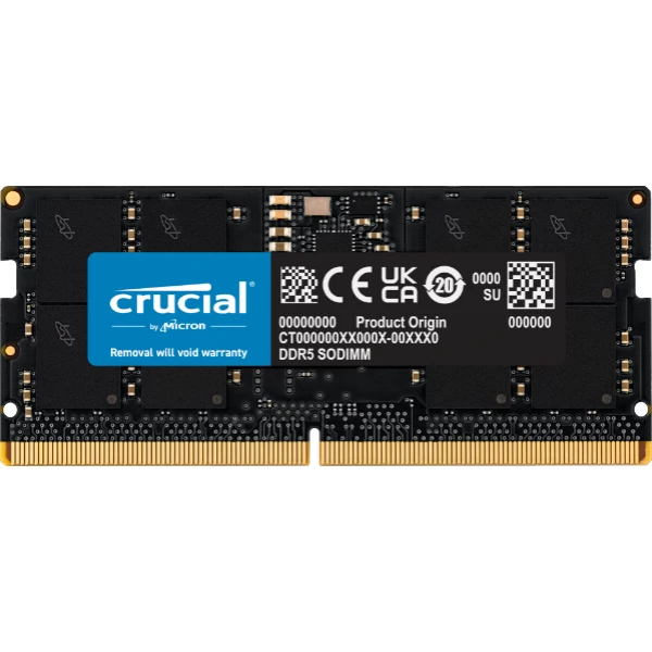 זכרון לנייד Crucial 16GB DDR5-5600 C46 SODIMM | PC SQUAD