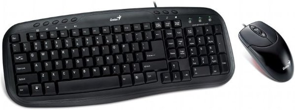 סט חוטי Genius Smart KM-200 Keyboard and Mouse USB Black | PC SQUAD