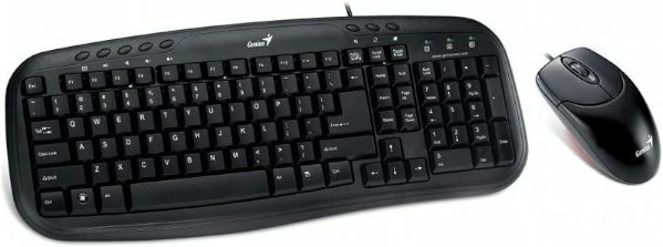 סט חוטי Genius Smart KM-200 Keyboard and Mouse USB Black | PC SQUAD