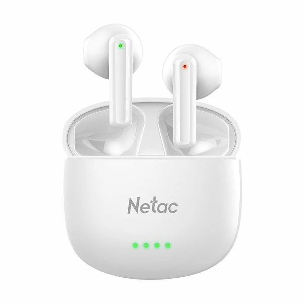 אוזניות NETAC LK35 Bluetooth 5.3 Up to 6Hrs Play White Stereo | PC SQUAD