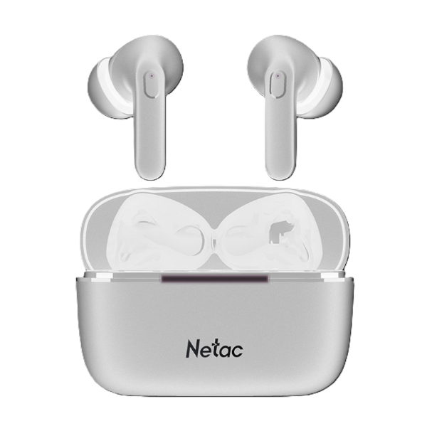 אוזניות NETAC LK65 Bluetooth 5.3 Up to 5.5Hrs Play White Stereo | PC SQUAD