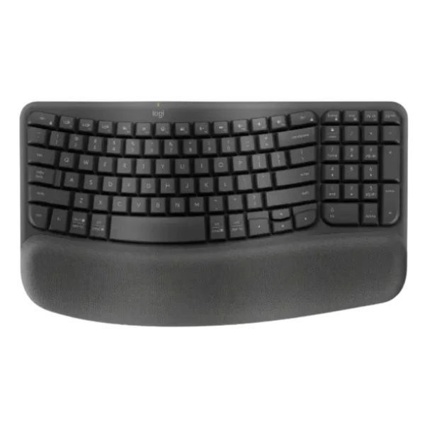 מקלדת ארגונומית אלחוטית LOGITECH LOGI Wave Keys | PC SQUAD