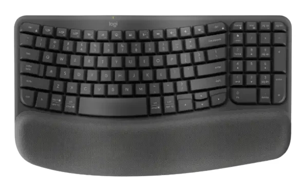 מקלדת ארגונומית אלחוטית LOGITECH LOGI Wave Keys | PC SQUAD