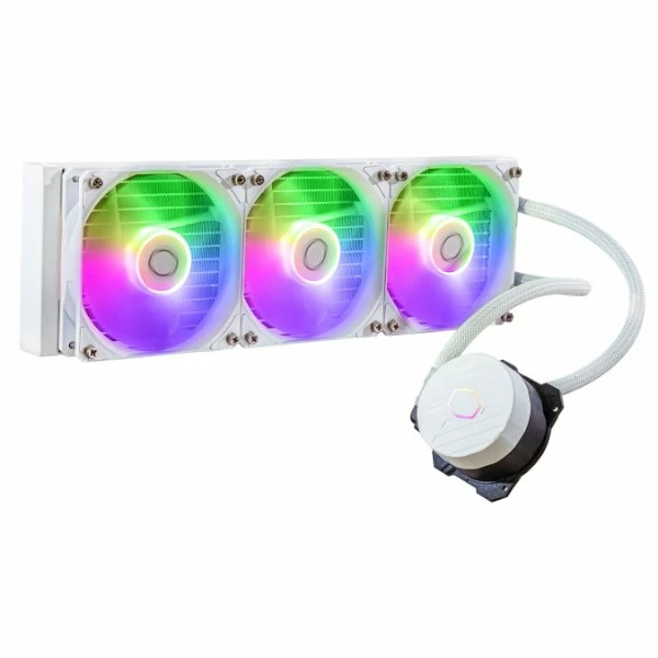ק.נוזלי Cooler Maste MASTERLIQUID 360L CORE ARGB WHITE | PC SQUAD