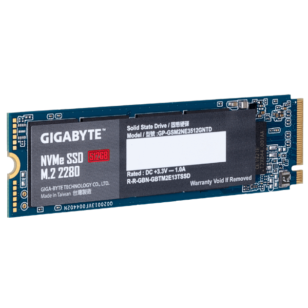 דיסק פנימי Gigabyte 512GB m.2 NVME BULK 1.3 pci-e 3.0 | PC SQUAD
