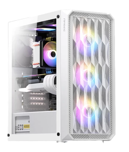 מארז Antec NX292 Mid Tower up to E-ATX MB 3X120MM RGB White | PC SQUAD