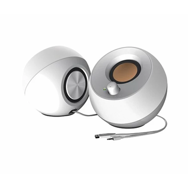 רמקולים למחשב USB powered White  Creative Pebble | PC SQUAD