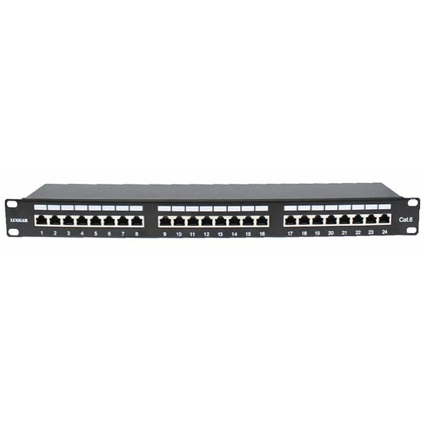 פנל 24 מחברים RJ-45 CAT 6 | PC SQUAD